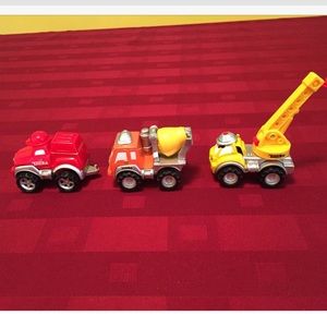 (3) Small Metal/Plastic Tonka Truck Racers